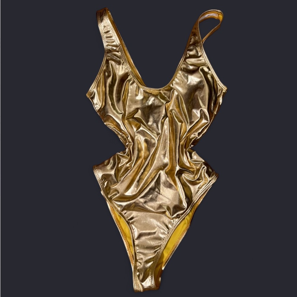 Shiny Gold Swimsuit